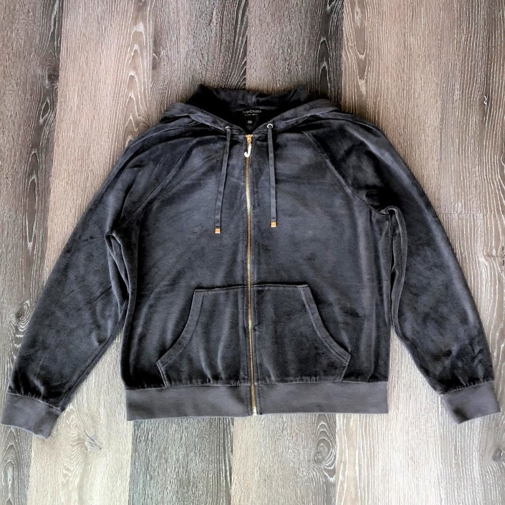 Juicy Couture - Grey Relaxed Hoodie - Sz XL - EUC
